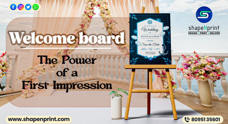 welcome board designing and printing in Bangalore