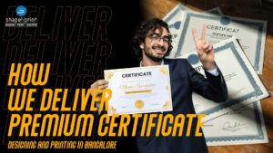 Certificate Design and printing in bangalore
